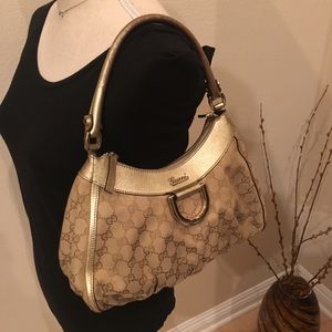 💯Auth GUCCI Guccissima Abbey D-Ring  Shoulder Bag